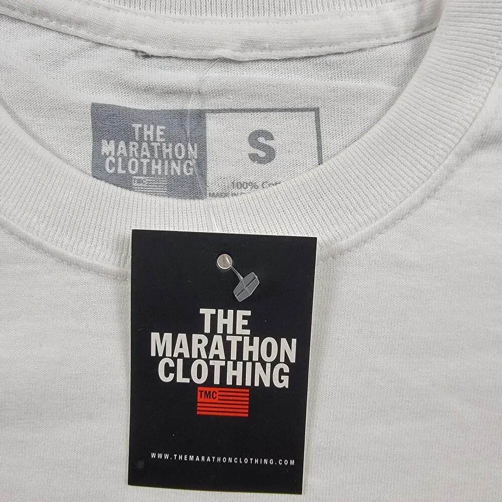 The Marathon Clothing Crenshaw Shirt Mens Small White Graphic Tee Streetwear - Picture 3 of 9